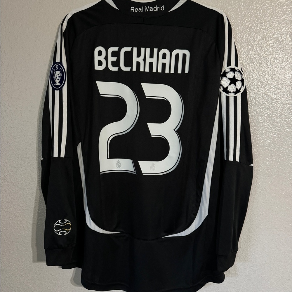 Adidas Black and White Real Madrid Jersey